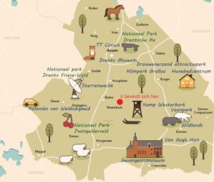 Dwingeloo omgeving, b en b Dwingeloo, activiteiten Dwingeloo, Dwingeloo Radiotelescoop, Nationale parken omgeving Dwingeloo, Historische musea omgeving Dwingeloo, Ecotours Drenthe,